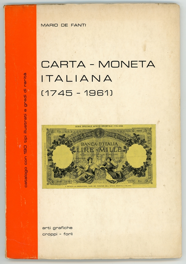 Carta-Moneta Italiana 1745 – 1961 - Fronte