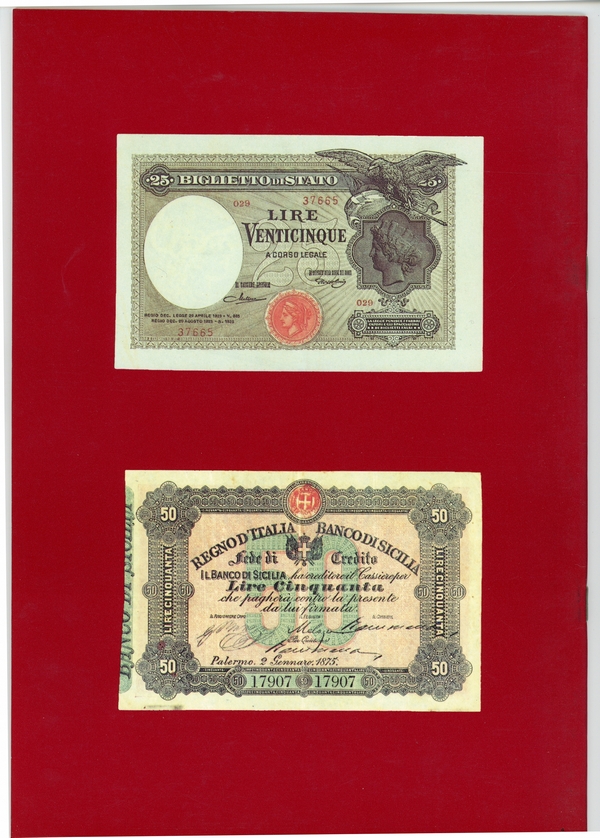 Le banconote d’Italia – Moruzzi Numisatica asta - Retro