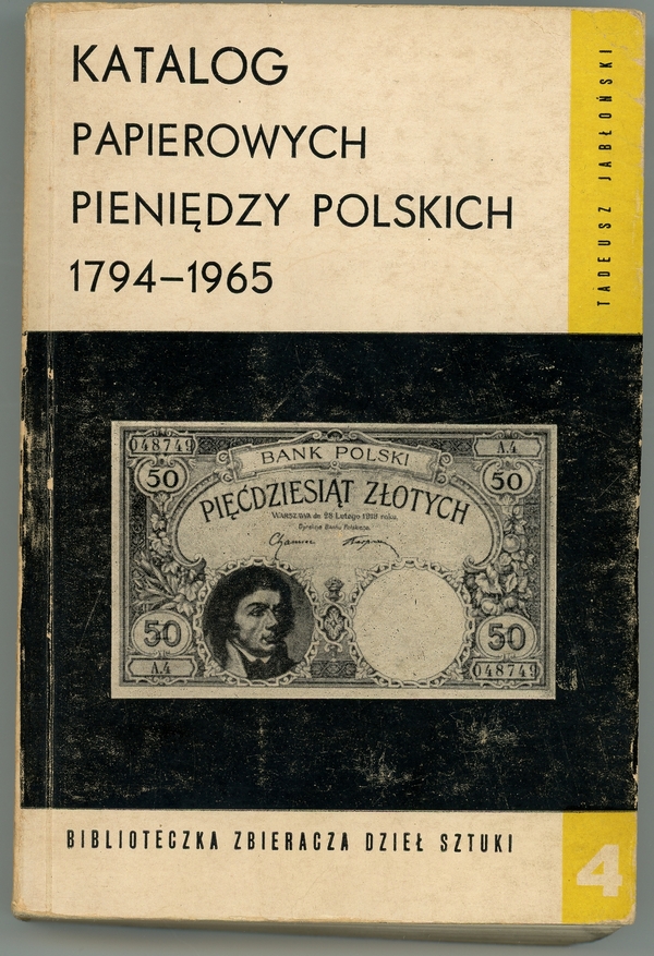 Katalog papierowych pieniedzy polskich 1794-1965 - Fronte