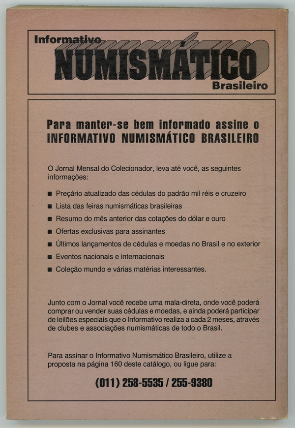 Cédulas brasileiras : Império-República : 1833-1993 - Retro